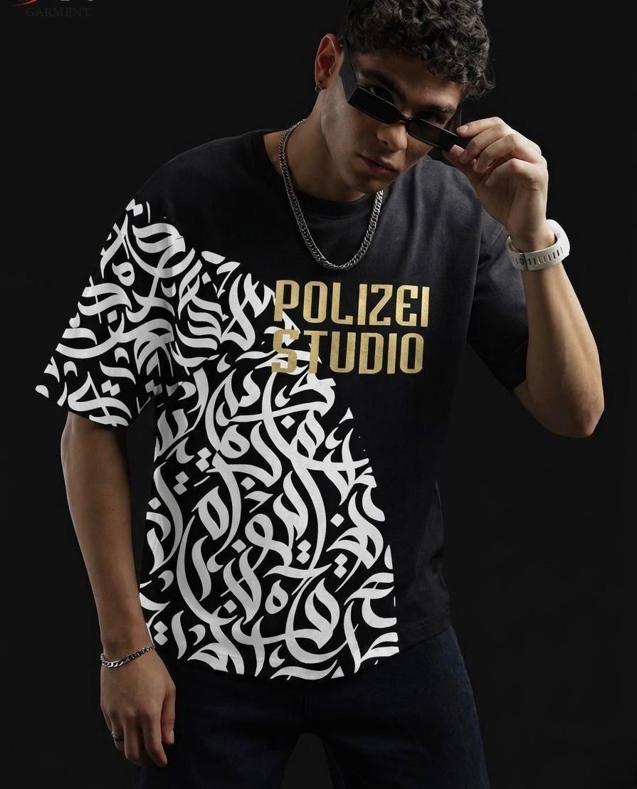 Calligraphy Crest T-SHIRT