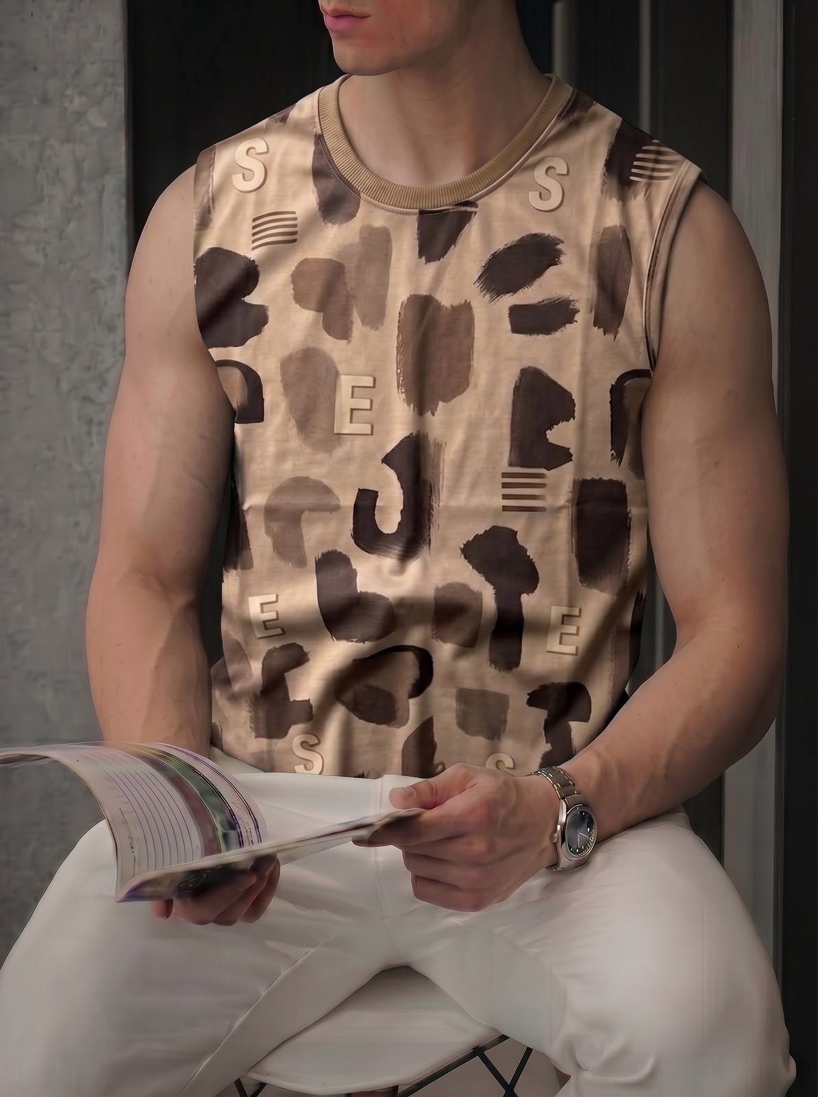 SHIRT MUSCULAR WITHOUT SLEEVE