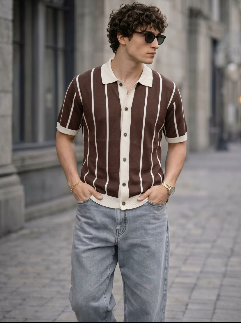 FRONT BUTTON HALF SLEEVES SHIRT